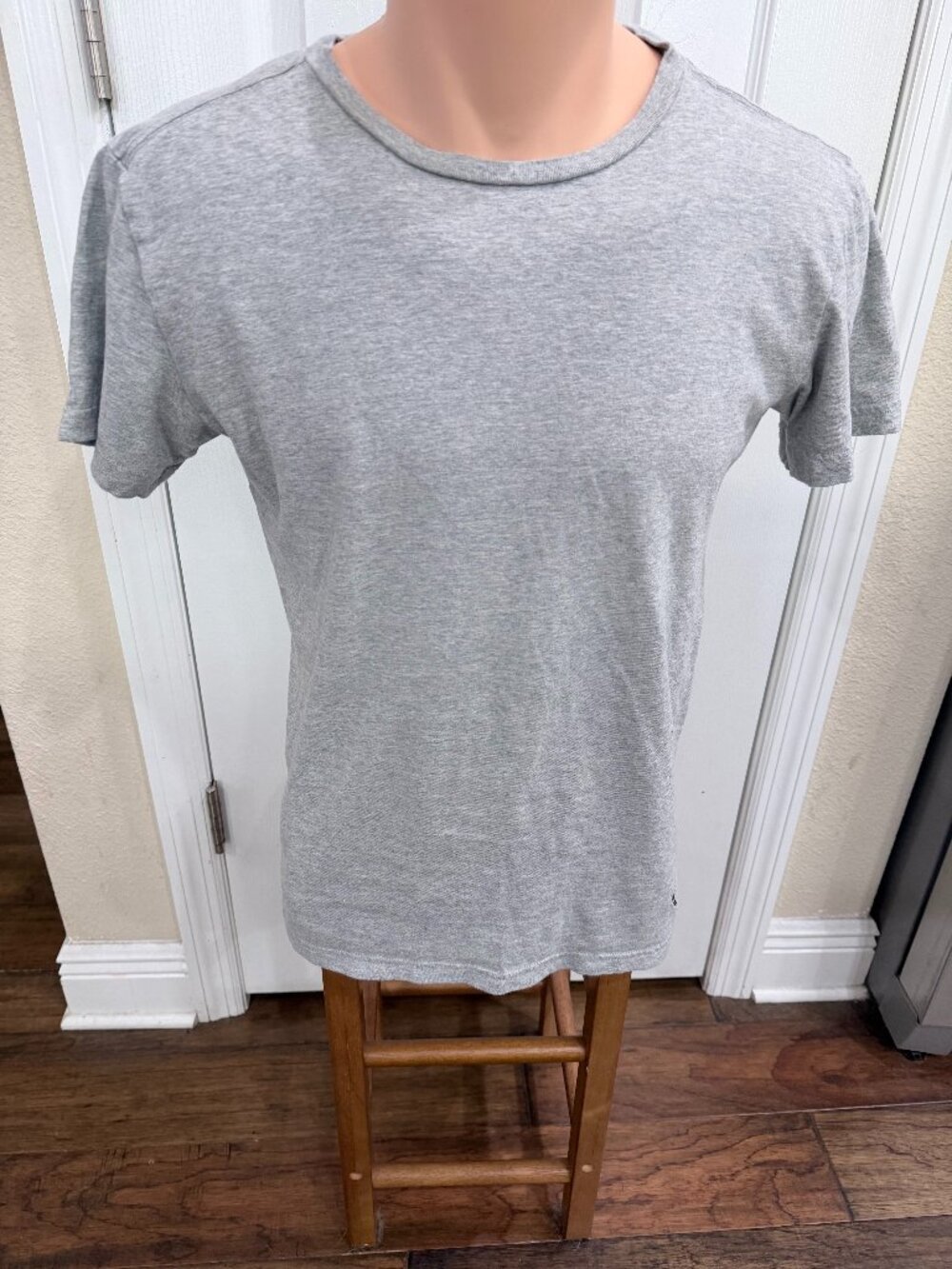 Polo Ralph Lauren Men's M Gray Slim Fit T-Shirt 100% Cotton Pony Logo Tee